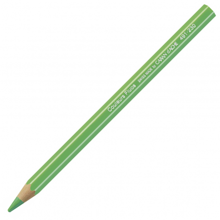 Creioane Tehnice - Textmarker uscat Maxi Fluo Green Caran d'Ache
