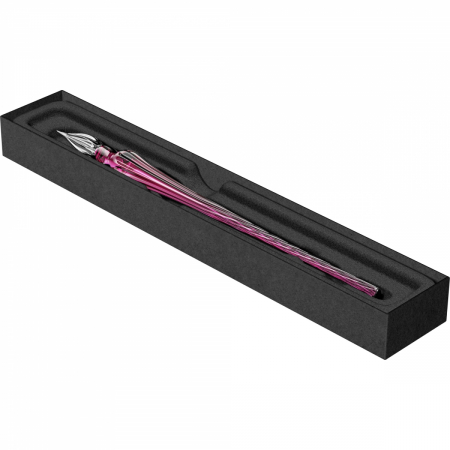 Toc Caligrafic de Sticla 18 cm Round Glass Pen Violet, Jacques Herbin [3]