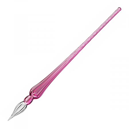 Stilouri caligrafice - Toc Caligrafic de Sticla 18 cm Round Glass Pen Violet, Jacques Herbin
