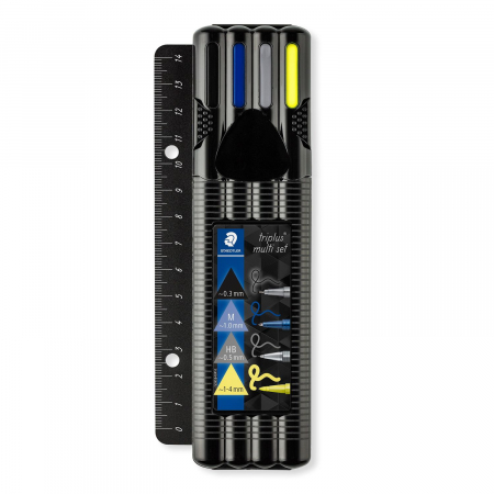 Triplus multi set 34 cu Rigla atasata 4 buc /set Staedtler [1]