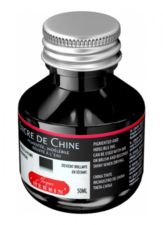 Tus 50 ml Fine Arts Pigmented Encre de Chine Noir, Jacques Herbin [2]