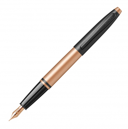 Nou! - Stilou Cross Calais Brushed Rose Gold and Black BT