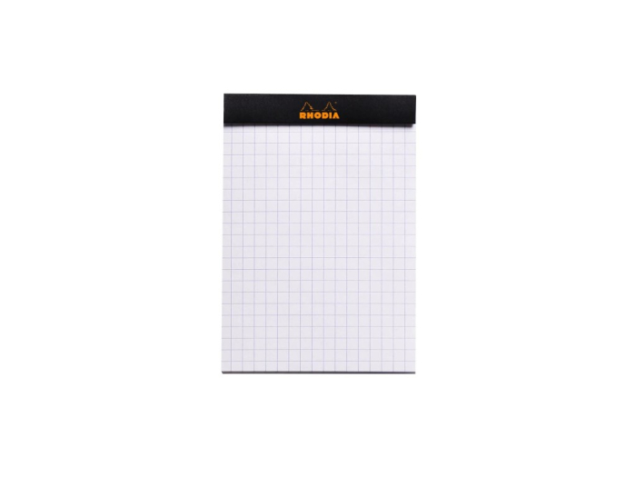 Blocnotes RHODIA No.12 Black, 8,5x12 cm, 80 file, patratele [3]