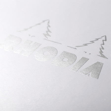 RHODIA No.11 Stapled Notepad, White A7, 80 sheets, square grid [4]