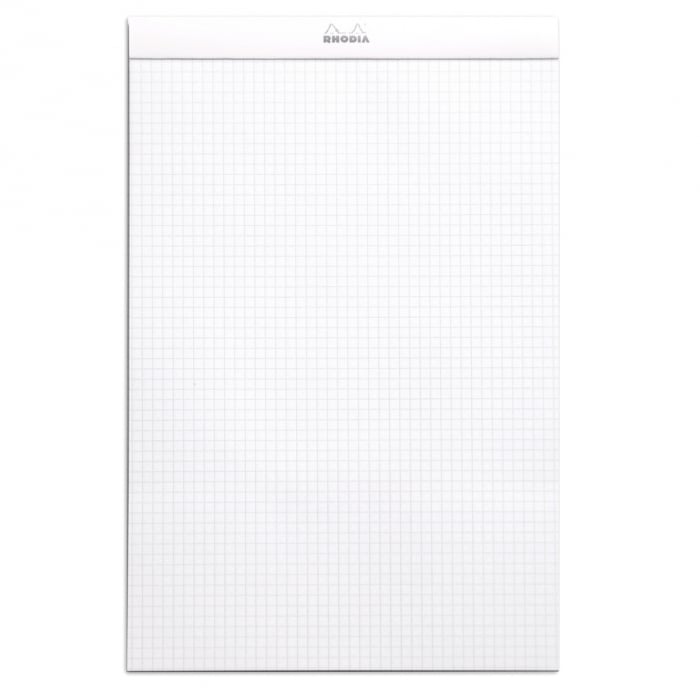 Blocnotes RHODIA No.18, White A4, 80 file, capsat, matematica [3]