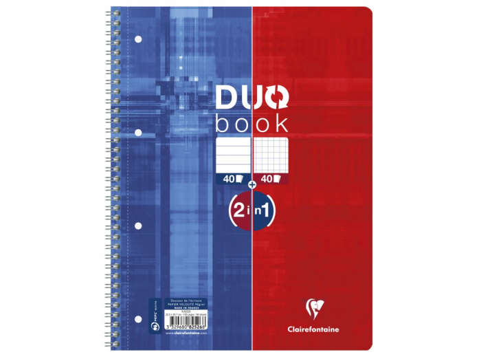 Clairefontaine Wirebound Duo Book 2 in 1 Notebook [3]