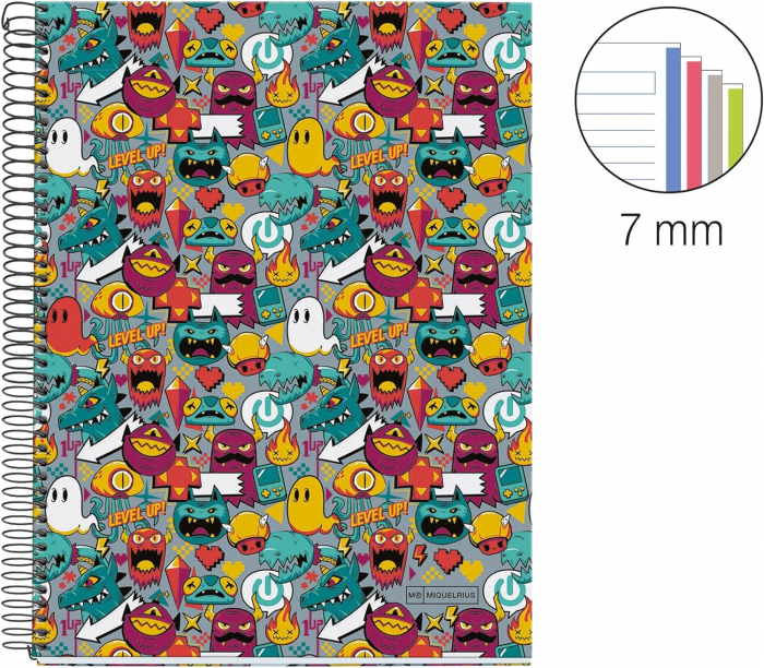 MIQUELRIUS Level Up Collection, A4 140 sheets, line grid [3]