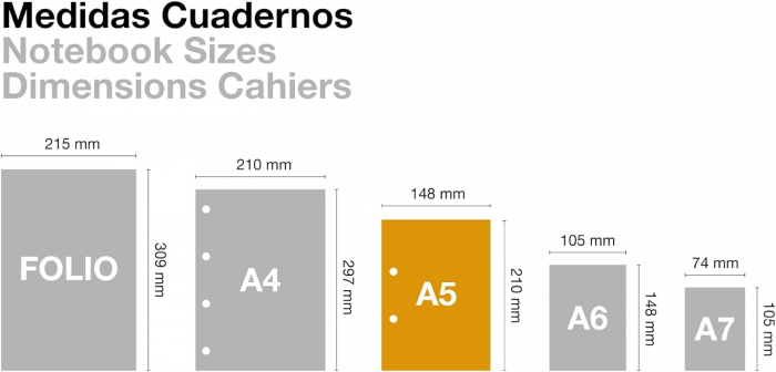 MIQUELRIUS Eco Lunas Design, A5 80 sheets, square grid [6]
