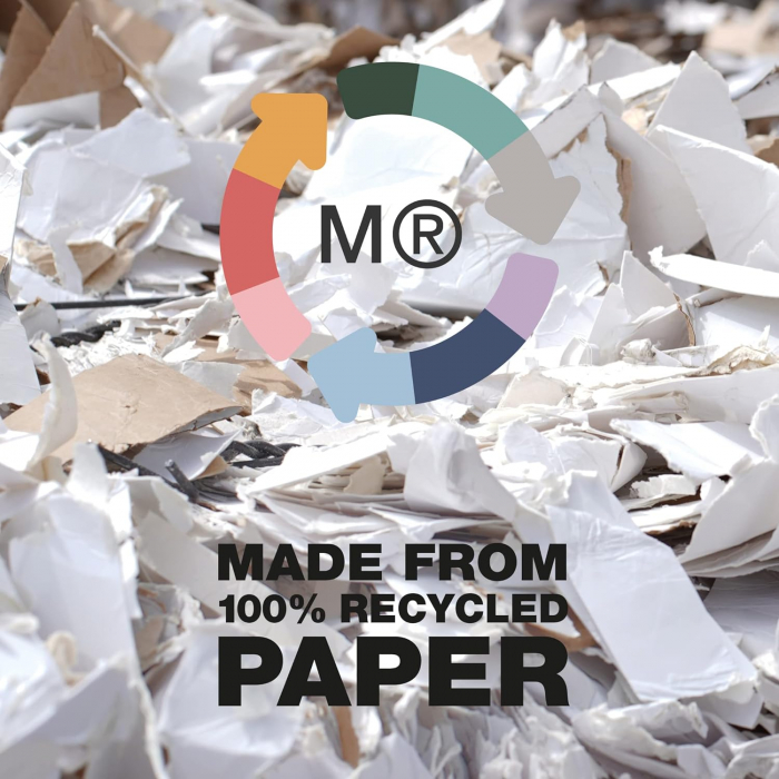 MIQUELRIUS EcoBlue 100% Recycled Notebook, A4 120 sheets, square grid [2]
