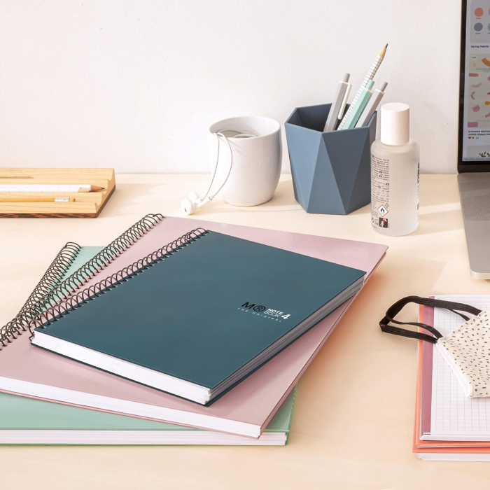 Caiet MIQUELRIUS Notebook4 Aqua, A4 120 file, matematica [6]