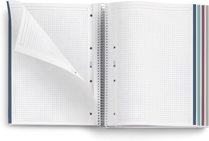 Caiet MIQUELRIUS Notebook4 Aqua, A4 120 file, matematica [2]