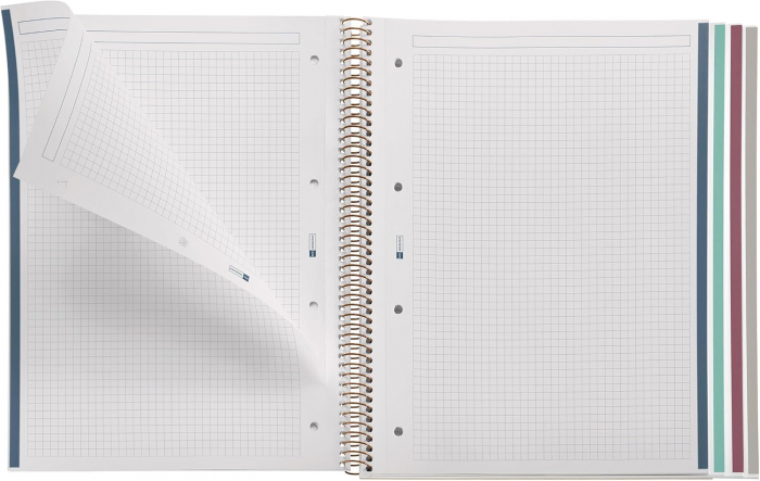 MIQUELRIUS Spring Flowers Collection, A4 120 sheets, square grid [2]