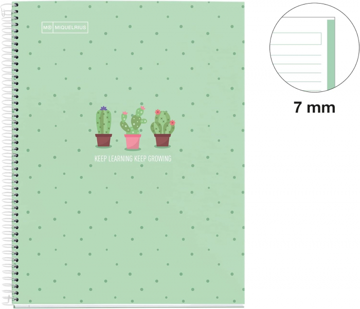 MIQUELRIUS Cactus Mint, A5 80 sheets, line grid [2]