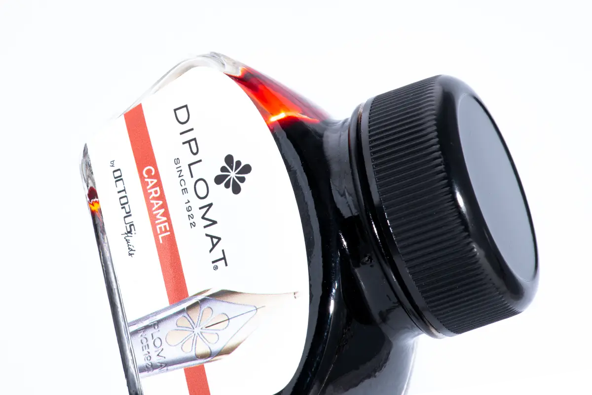 Calimara cu cerneala 30 ml Diplomat Octopus Caramel [3]