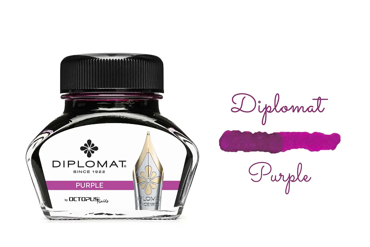 Diplomat Octopus ink bottle 30 ml Purple [2]