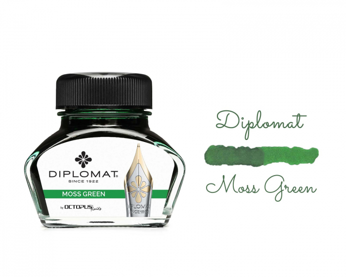 Diplomat Octopus ink bottle 30 ml Moss Green [2]