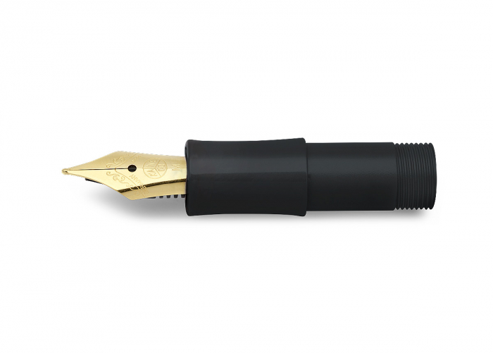 Kaweco CLASSIC Sport Black Front Part gold-plated steel nib BB [2]