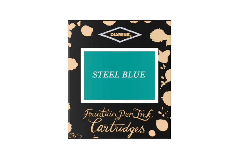 Diamine Steel Blue ink cartridges (set of 6 pcs) [1]