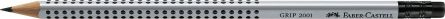Creion grafit Faber-Castell Grip 2001 cu guma B [2]