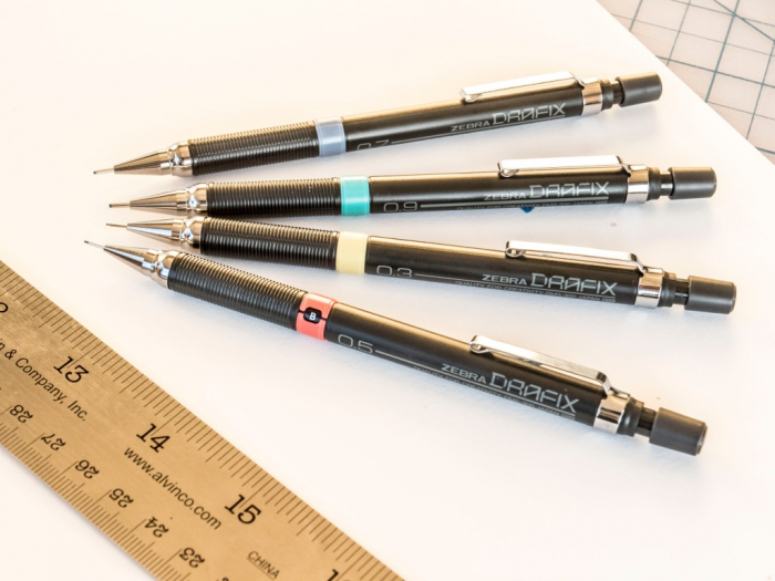 Creion mecanic Zebra Drafix 0.9 mm [2]