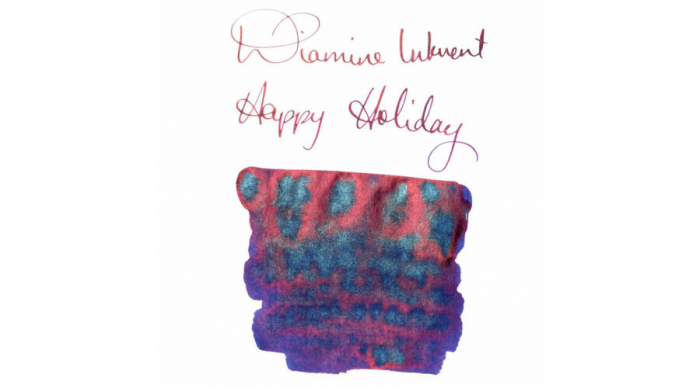 Diamine Inkvent Blue Edition Shimmer&Sheen 50 ML - Happy Holidays [2]