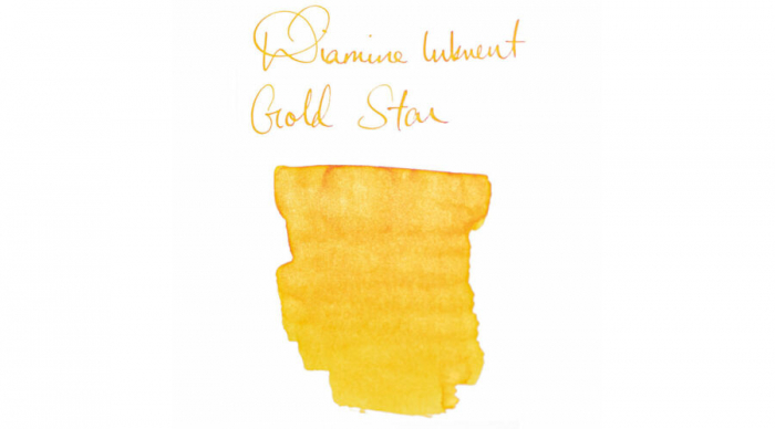 Diamine Inkvent Blue Edition Shimmer 50 ML - Gold Star [2]