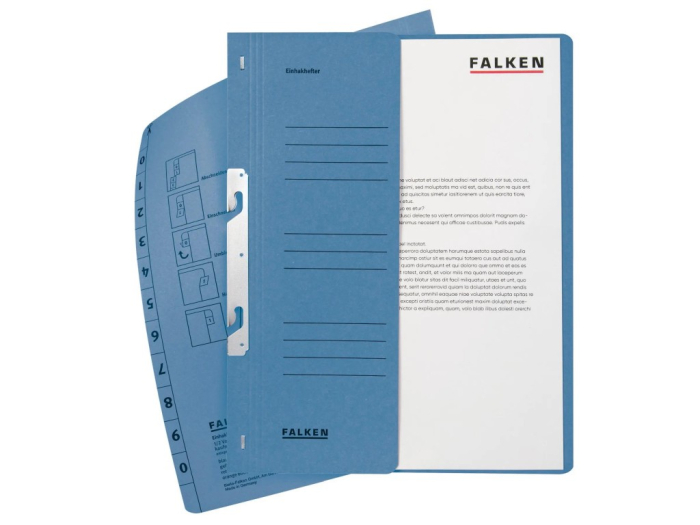 Dosar carton color incopciat 1/2 A4 250g/mp, Falken [5]