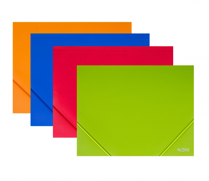 Mapa plastic A4 Noki, cu elastic 1.5cm culori asortate [2]