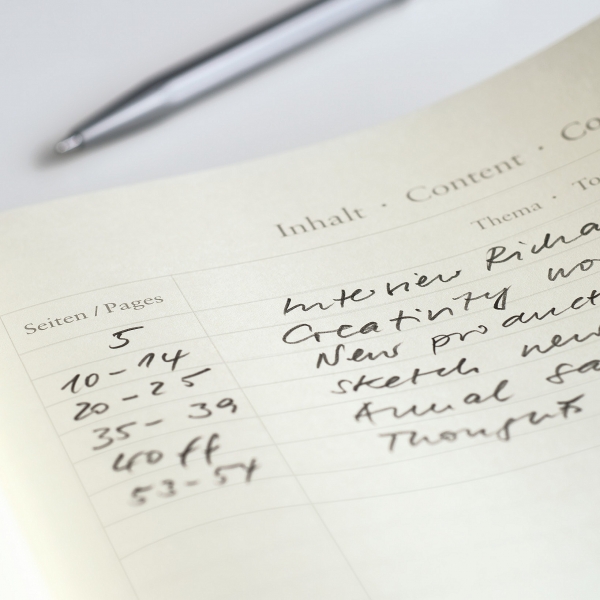 Leuchtturm A5 Dictando, coperta rigida, Navy Blue [3]