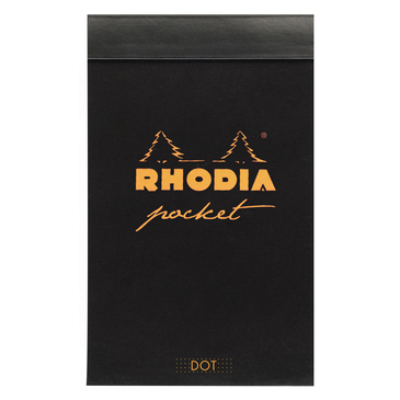 RHODIA Pocket dotPad 7,5 x 12 cm, Black, 40 sheets [1]