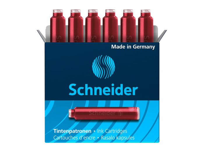 Patroane cerneala Schneider Red - set de 6 buc [1]