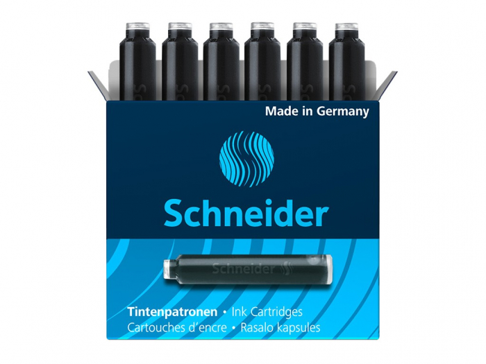 Patroane cerneala Schneider Black - set de 6 buc [1]