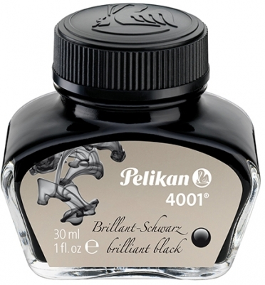Pelikan 4001, Brilliant Black, 30 ml - cerneala la calimara [1]