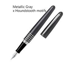 Pilot MR Retro Pop Gray & Houndstooth Ring M [2]
