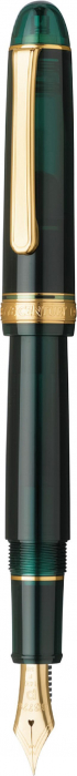 Stilou Platinum #3776 CENTURY Laurel Green B - Penita Aur 14K [2]