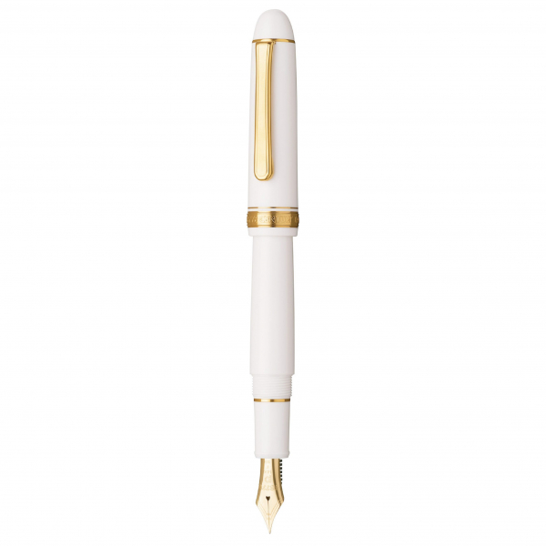 Platinum #3776 CENTURY Chenonceau White F - Penita Aur 14K [2]
