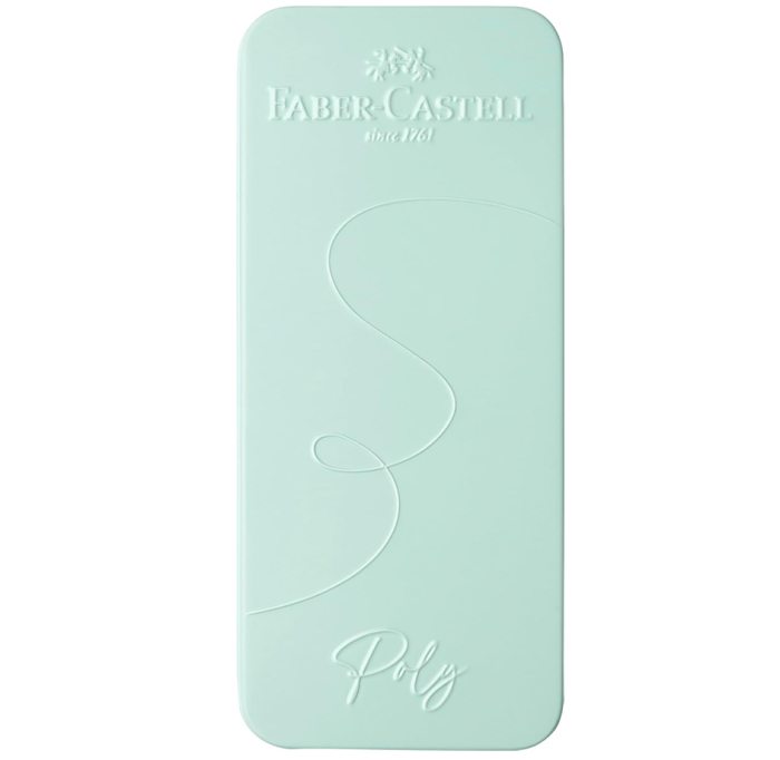 Set cadou stilou B + pix XB Faber-Castell POLY PEN Caribic Blue [2]