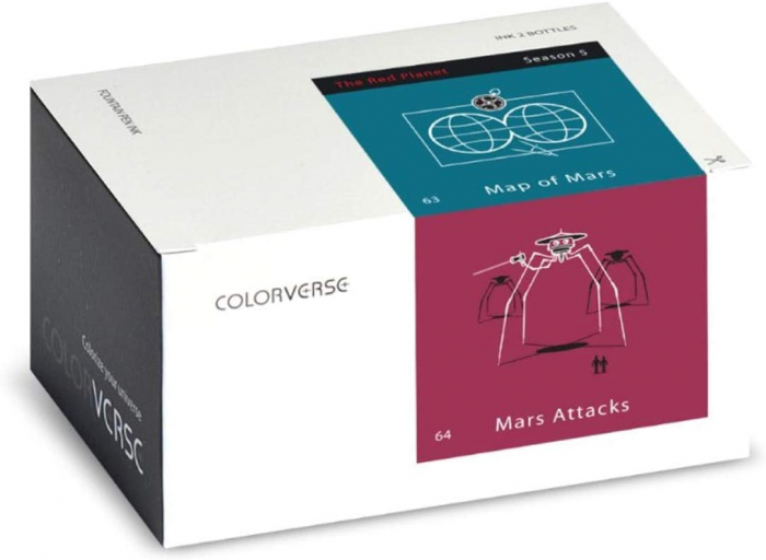 Set cerneala Colorverse 65ml+15ml - Map of Mars & Mars Attacks [2]