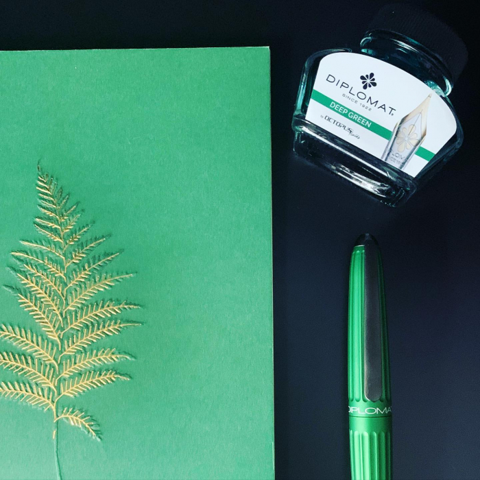 Fountain Pen Diplomat Aero Green Limited Edition M [10]