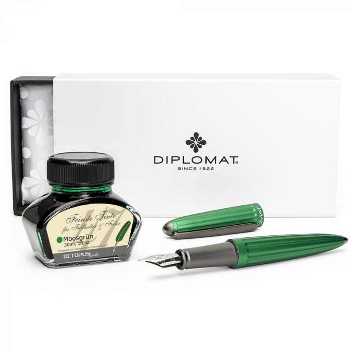 Fountain Pen Diplomat Aero Green Limited Edition M [5]
