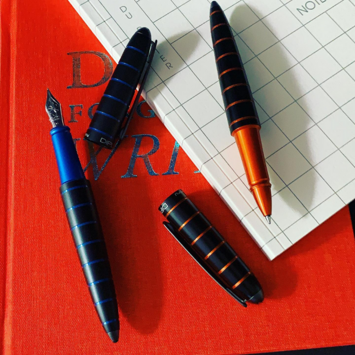 Fountain Pen Diplomat Elox Ring Black/Blue M [4]