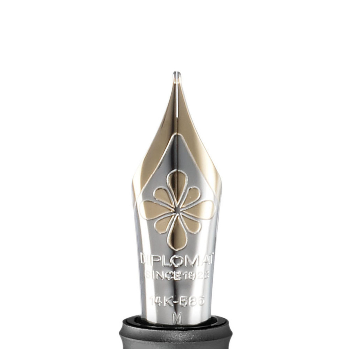 Stilou Diplomat Aero Blue M - penita aurita 14k [2]