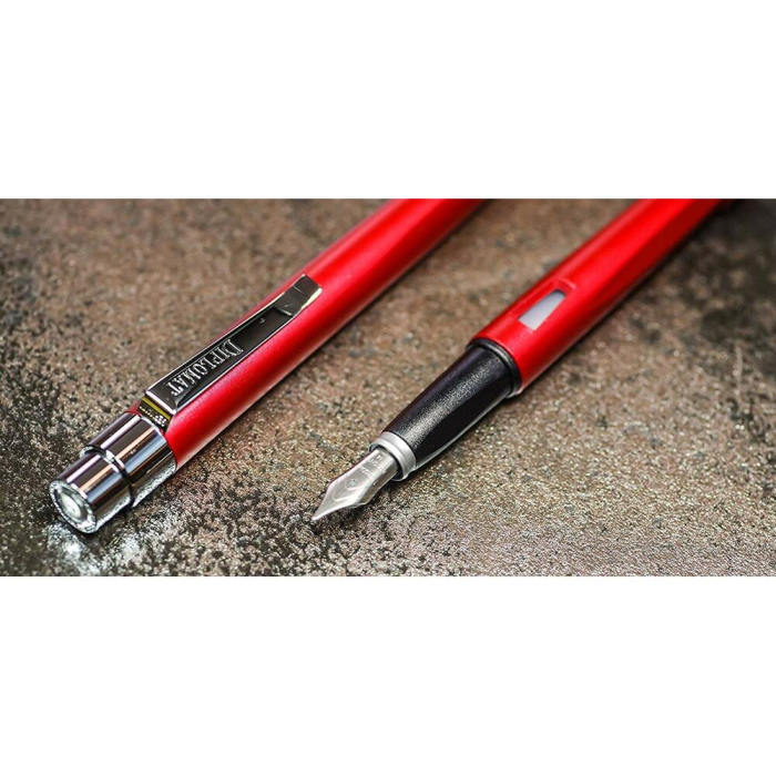 Fountain Diplomat Magnum Burned Red M [2]