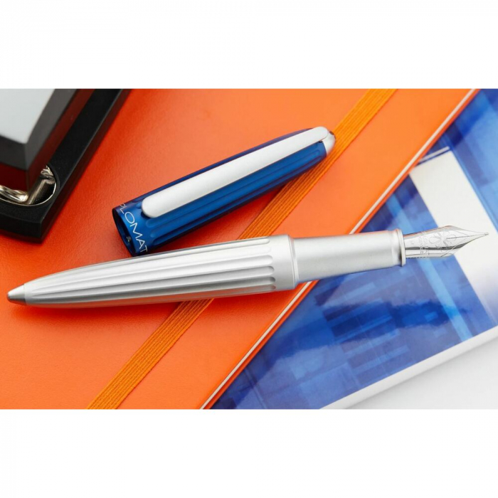 Stilou Diplomat Aero Blue Silver Limited Edition M [4]