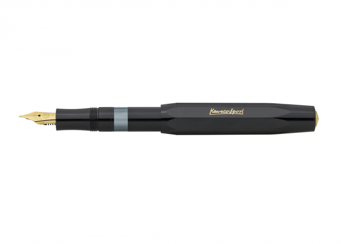 Stilou Kaweco PISTON SPORT CLASSIC Black/Gold F [2]