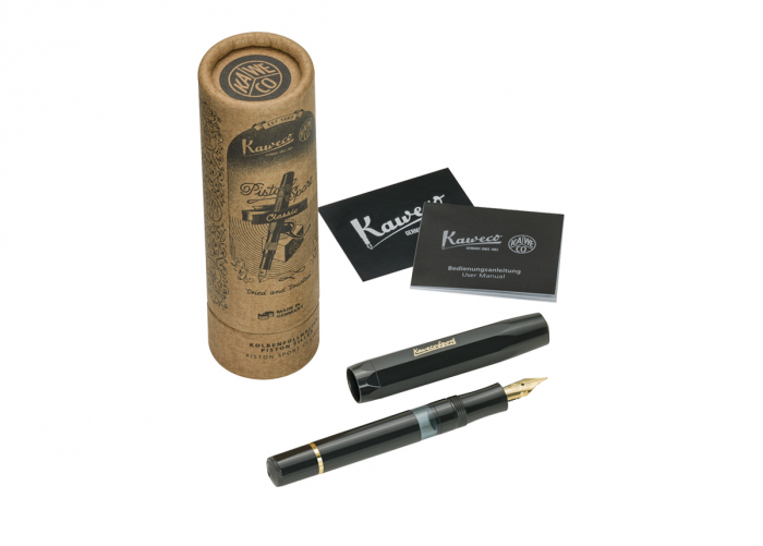 Stilou Kaweco PISTON SPORT CLASSIC Black/Gold F [4]