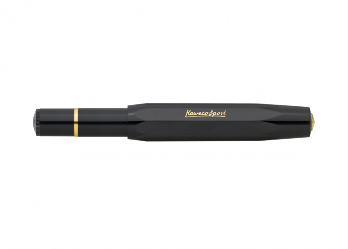 Stilou Kaweco PISTON SPORT CLASSIC Black/Gold F [3]