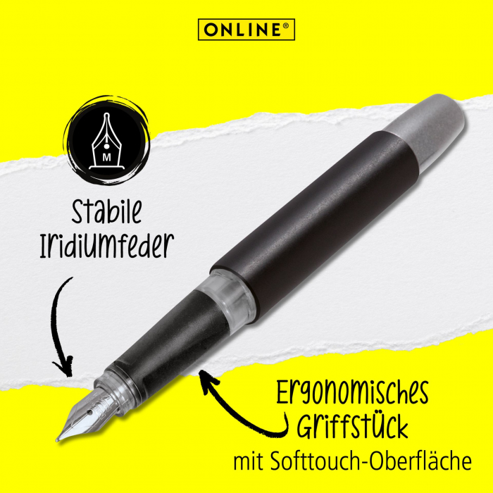 Stilou ONLINE Campus Soft Black M [2]
