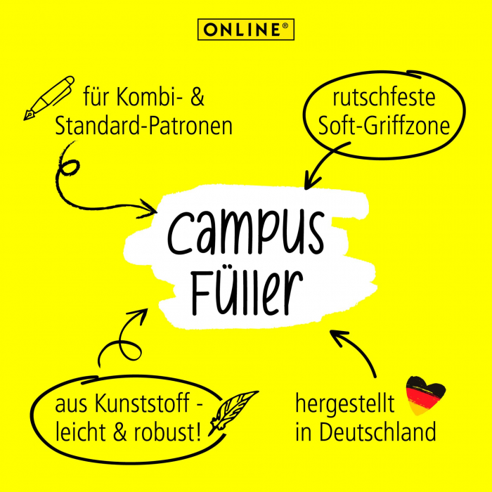 Stilou ONLINE Campus Soft Black M [3]