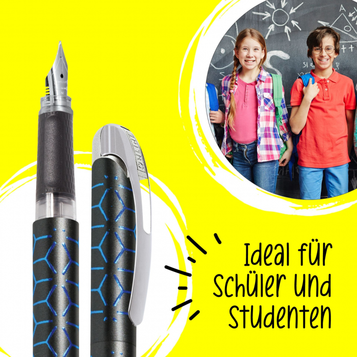 Fountain Pen ONLINE College Black-Blue Style M [4]